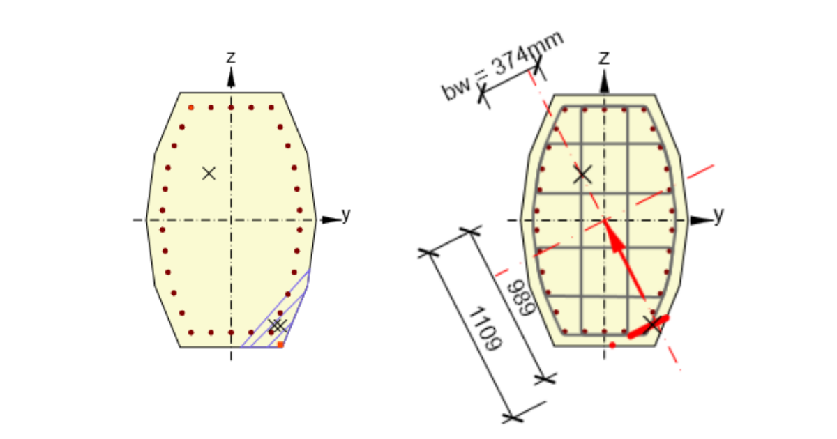 How to set the lever arm properly IDEA StatiCa